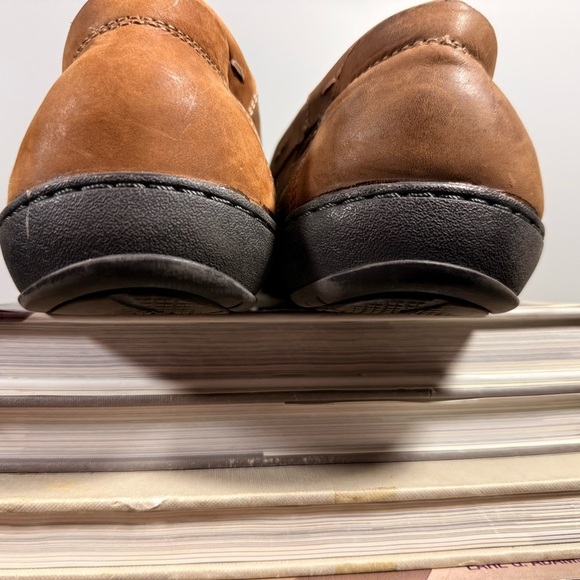 CHAPS Men's Size 11M Brown Suede Loafers - Picture 15 of 15